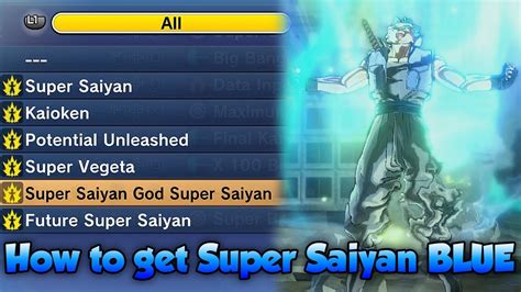 How to get SUPER SAIYAN BLUE! DLC 6 FREE UPDATE! - Dragon Ball ...