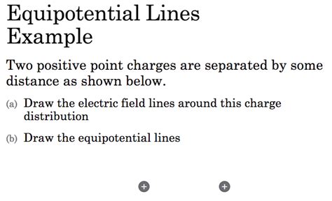 Solved Equipotential Lines Example Two positive point | Chegg.com