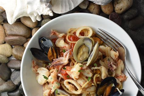 Simple Mediterranean-Inspired Seafood Pasta Recipe - Perfectly Provence