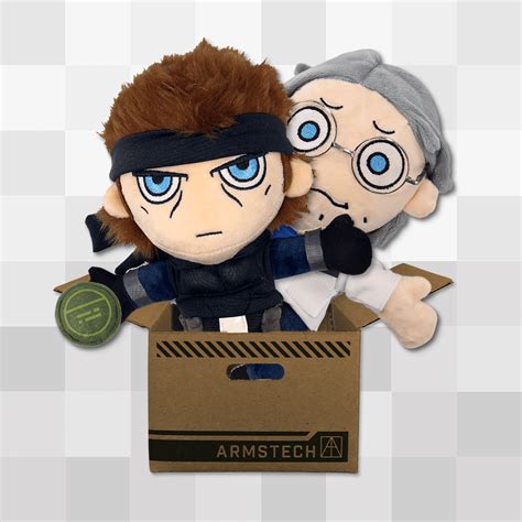 Metal Gear Solid - Snake and Otacon Plush Set - Fangamer