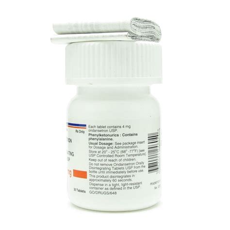 Ondansetron ODT, 4mg Tablets, 30/Bottle | McGuff