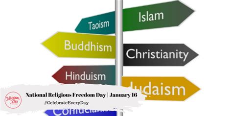 NATIONAL RELIGIOUS FREEDOM DAY - January 16 - National Day Calendar