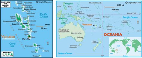 Vanuatu Map and Information, Map of Vanuatu, Facts, Figures and ...