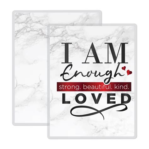 I Am Enough Interchangeable Cover (Faux Foil) | CityGirl Planners