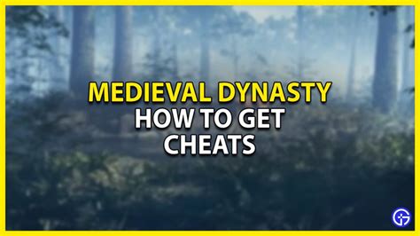 How To Get Cheats In Medieval Dynasty - Gamer Tweak