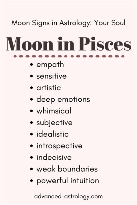 Natal Moon in Pisces: The Ultimate Guide