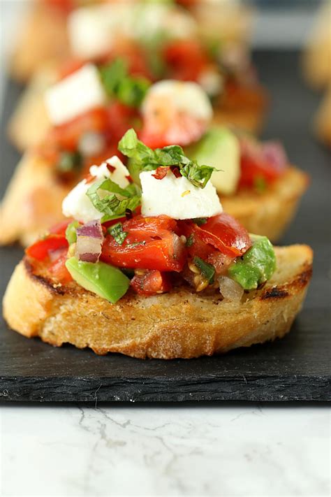 Easy Avocado Bruschetta Recipe, step by step Easy Bruschetta Recipe with pictures