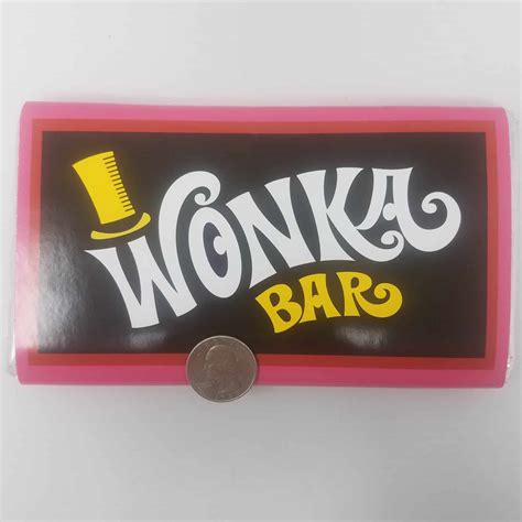 1971 Willy Wonka Candy "Wonka Bar" WITH CHOCOLATE + Golden Ticket ...