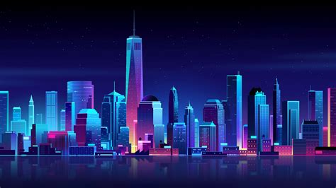 Neon City Wallpapers - Wallpaper Cave