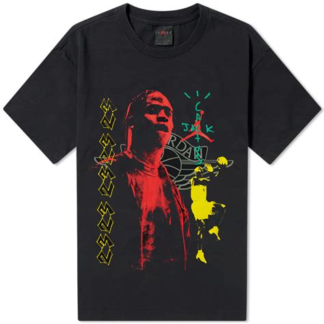 Travis Scott x Air Jordan M J Tee Black | END. (GB)