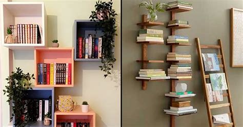 DIY Bookshelves Ideas