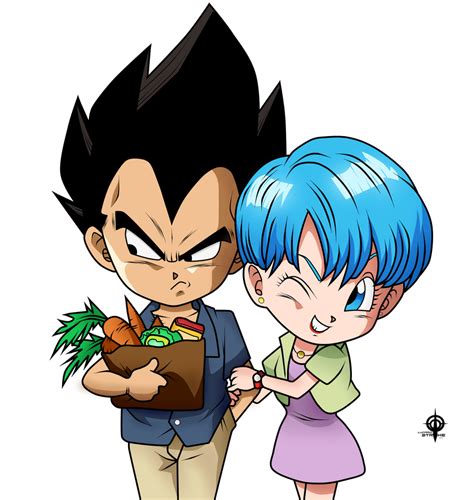 Vegeta y Bulma Toon by lucario-strike | Chibi dragon, Dragon ball super ...