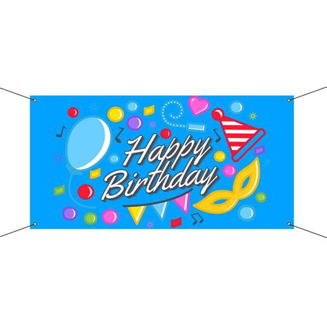 Custom Happy Birthday Banners | Vispronet