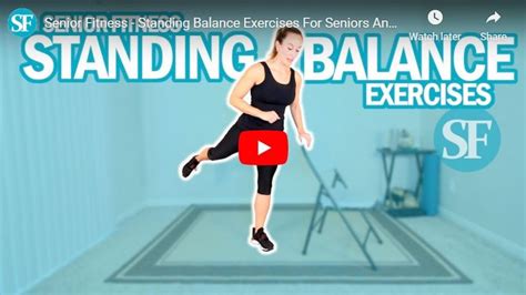 Senior Fitness - Standing Balance Exercises For Seniors And Beginners | 20 MIN - Senior Fitness ...