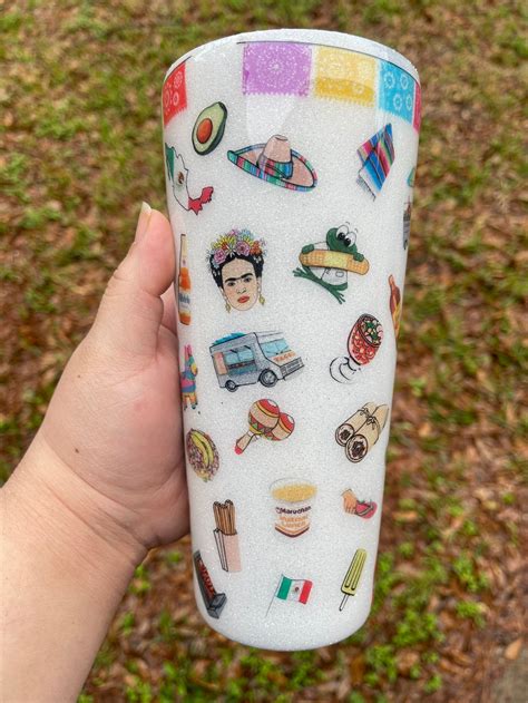 Hispanic Culture inspired Tumbler | Etsy