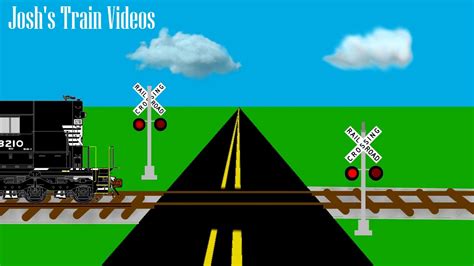 Animated Railroad Crossings 2 - YouTube