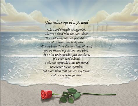 Friendship Poem Personalized Print Printed Ready to Frame Wall Plaque ...