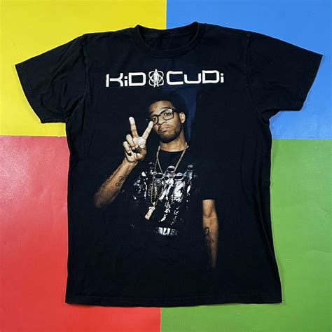 Kid Cudi tee. Black t shirt with Kid Cudi print. No... - Depop