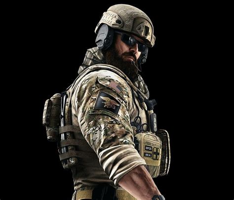 Black Beard R6 Rainbow Six De Tom Clancy, Tom Clancy's Rainbow Six, Navy Seals, Siege Operators ...