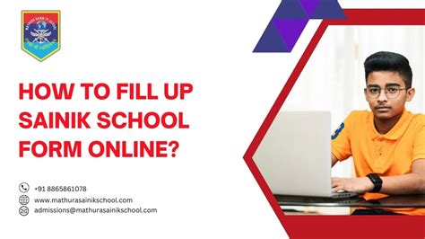 How to fill up Sainik School form Online?