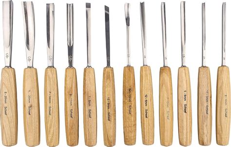 SCHAAF Full Size Wood Carving Tools, Set of 12: Amazon.ca: Home & Kitchen