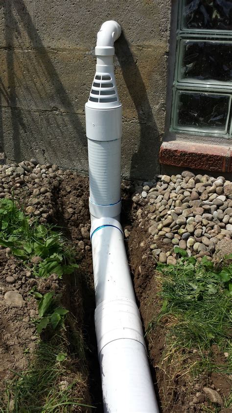 Sump Pump Drainage Installation - Underground Buried Sump Drain Pipe ...