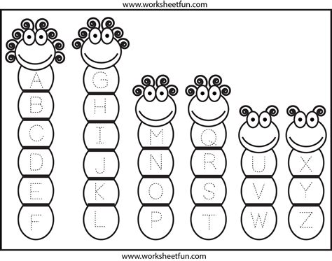 Capital Letters Worksheet For Kindergarten