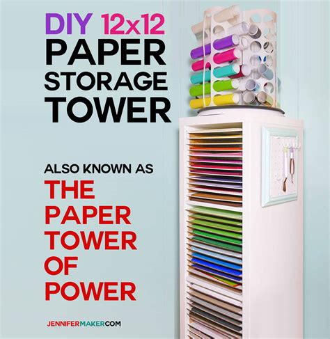 7 Craft Room Inspirations: DIY Heat Transfer Vinyl Storage Ideas You A | Craft paper storage ...