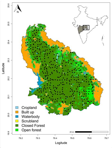 | Study area showing camera trap locations in Tadoba-Andhari Tiger... | Download Scientific Diagram