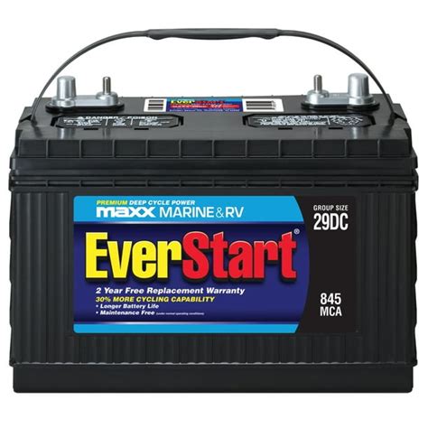 EverStart Maxx Lead Acid Marine & RV Deep Cycle Battery, Group Size 29DC - Walmart.com - Walmart.com