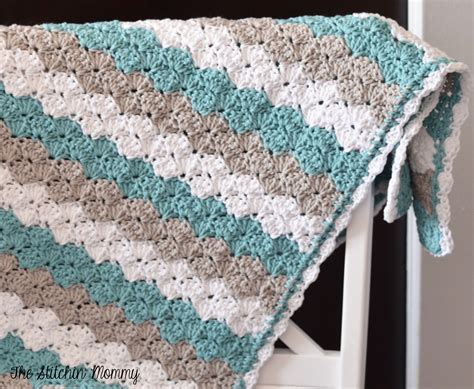 Shell Stitch Baby Blanket - Free Pattern