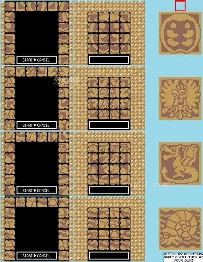 深不可测的废墟拼图(Ruins of Alph Puzzles) - 精灵-Pokémon Gold & Silver Version 成套2d素材(国外) 免费下载 - 爱给网