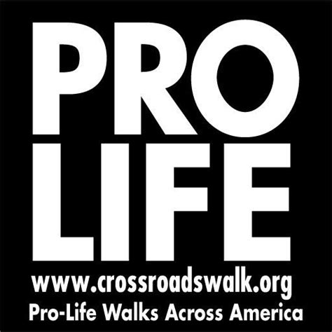 Pro-Life Bumper Sticker - Crossroads