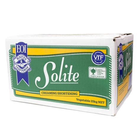 Solite Vegetable Shortening - 500g & 15kg | Lollipop Cake Supplies