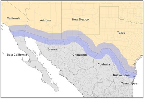 La Región Fronteriza entre los Estados Unidos y México | US / Mexico ...