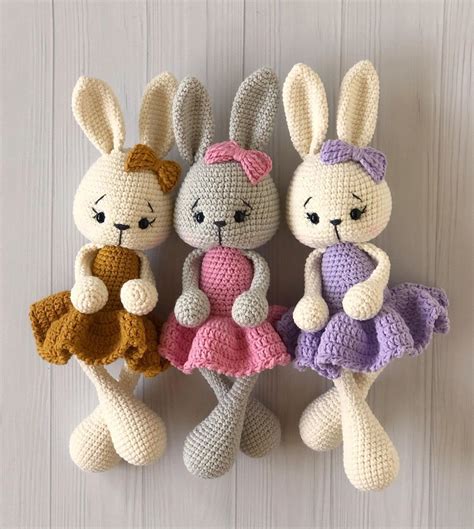 СХЕМА зайка в платье крючком | Crochet animals free patterns, Crochet ...