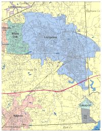 Longview Digital Vector Maps - Download Editable Illustrator & PDF ...