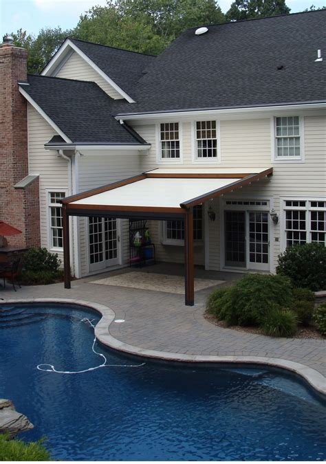 Our Pergola System with Retractable Shade gives you the option of sun ...