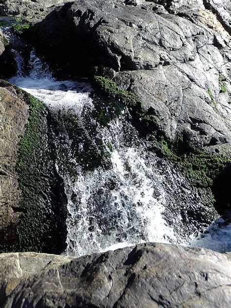 Rockpool waterfall at Porth Ledden, West Cornwall ~ IanB ~ WildBits.co.uk | Cornwall england ...