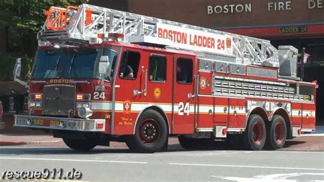 Ladder truck 24 Boston Fire Department | Doovi