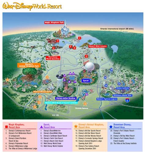 Walt Disney World | Disney world map, Disney map, Disney world vacation