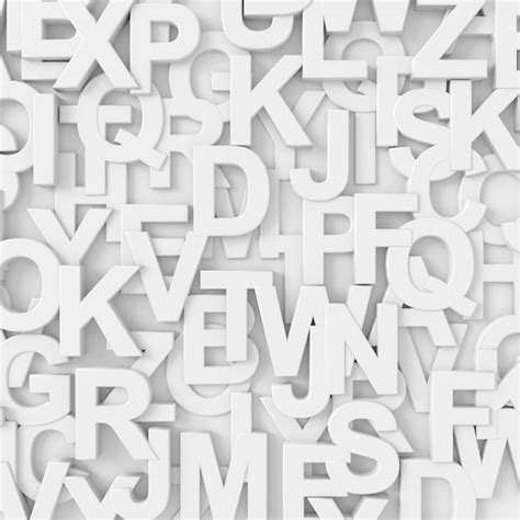 Premium Photo | Abstract background of random English alphabet. 3D ...