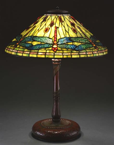 Tiffany Studios Dragonfly Lamp. | Tiffany glass art, Lamp, Dragonfly stained glass