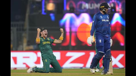 South Africa routs England by 229 runs at Cricket World Cup. Third loss ...