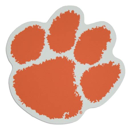 Clemson Tiger Paw Stencil - ClipArt Best