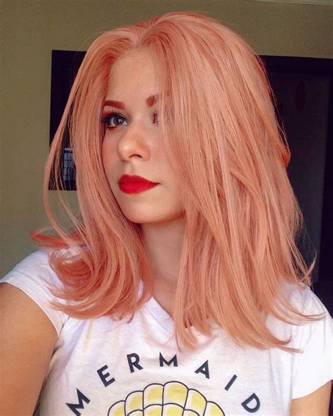 Tons de ruivo: 60 fotos para você escolher a sua cor ideal Peach Hair ...