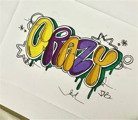 Crazy lettering | Graffiti doodles, Graffiti lettering, Markers drawing ideas