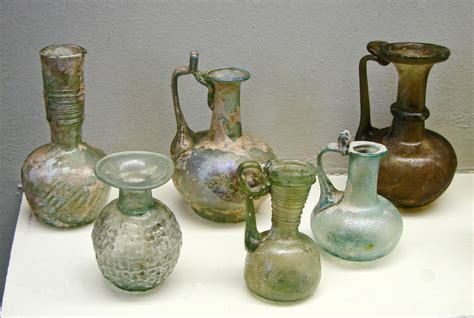 roman pottery - Google Search Art Antique, Antique Glass, Antique Bottles, Vintage Bottles ...