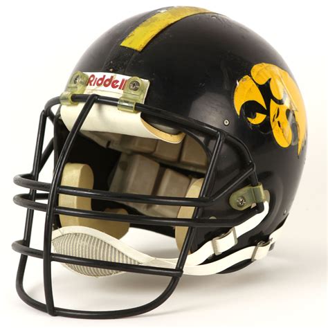 Lot Detail - 1985 circa Iowa Hawkeyes #20 Game Used Football Helmet w ...