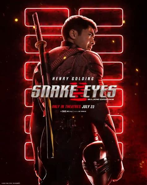 Official poster for 'Snake Eyes' : r/movies